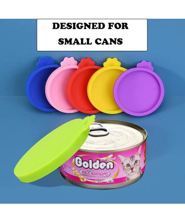 7 Pcs Silicone Pet Can Covers for 3 oz 2.5 oz Cat Food Cans - Food Can Lids for Small Pets - Buy Online on GoSupps.com