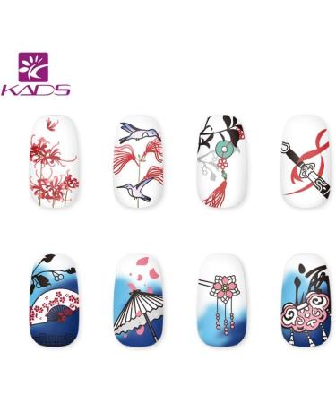 KADS Nail Stamping Plate Chinese Style White Pigeon Nail Art Stamp Template DIY Image Template Manicure Stamping Plate Stencil Tools (CN0014) CN014 - Buy Online on GoSupps.com