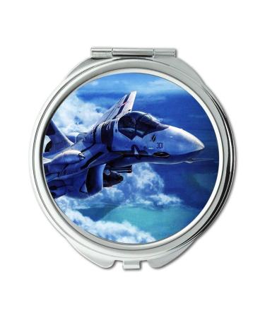 fighter jets Mirror Travel Mirror fighter drones pocket mirror portable mirror