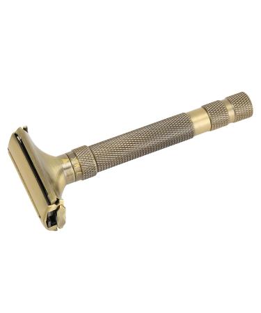 Double Edge Safety Razor - Reusable Manual Metal Razor for Men | Eco-Friendly Travel Shaving Solution - Buy Online on GoSupps.com