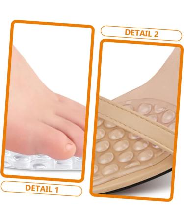 FOMIYES 12 Pairs High Heels Forefoot Pads - Cushioned Shoe Inserts & Scent Booster Beads for Women - Adhesive Flannel Damping Half Size Pads - Buy Online on GoSupps.com
