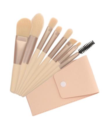 Angoily 1 Set Travel Makeup Highlights Hair Dye Kit Women Makeup Supplies Face Makeup Brush Powder Applicator Brush Girls Eyeshadow Brush Beauty Cosmetics Miss Fiber Wool Portable