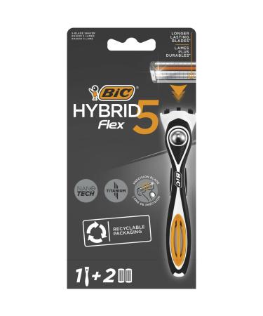 BIC Hybrid Razor 5 Flex 1 Razor + 2 Refills