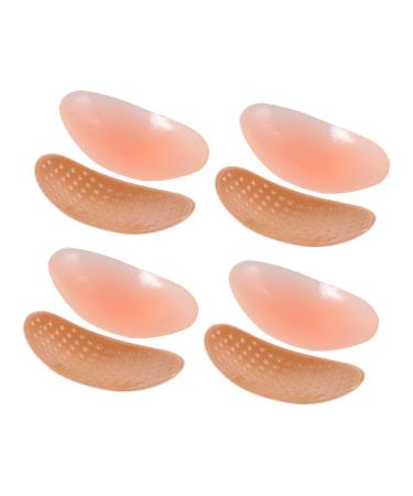 Oatipho 4 pairs non -slip shoulder pads made of silicone invisible bras for women slippery shoulder cushions shoulder sponge.