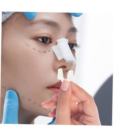 Ipetboom 2pcs Nose Job Recovery Supplies Nostril Retainer Post-surgery Nose Cast Comfortable and Breathable Design - Buy Online on GoSupps.com