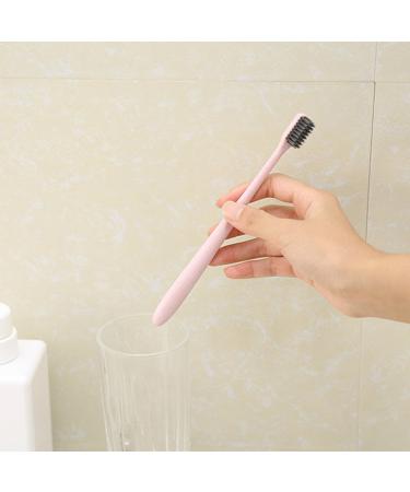 YAOSEN Eco-Friendly Wheat Straw Toothbrush - Bamboo Charcoal Soft Bristles (10-Pack) | Sustainable Oral Care - Buy Online on GoSupps.com