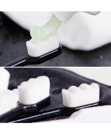 Brevi Nordic-Inspired Nano Toothbrush for Adults - Extra Soft 20 000 Bristles Protect Sensitive Gums & Teeth (Black & White) - Shop Now! - Buy Online on GoSupps.com