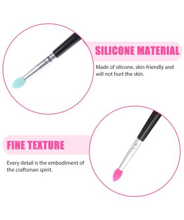 10 Pcs Silicone Eyeshadow & Lipstick Brush Set - Makeup Applicator & Beauty Supply for Flawless Application - Buy Online on GoSupps.com