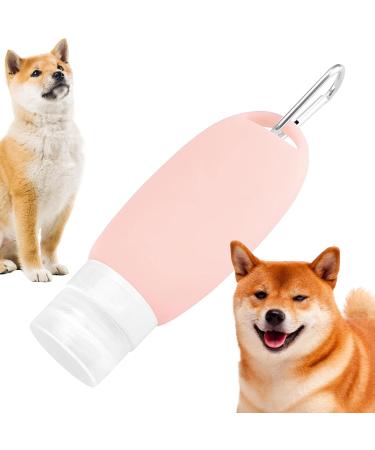 Nuyhadds 1 Set Travel Bottle - Silicone Fillable Tubes Travel Containers Set | 90ml Leak Proof Refillable Bottle with Carabiner Portable Outdoor Travel Toiletry Container for Dog Shampoo Lotion 1 Set (Pink) - Buy Online on GoSupps.com