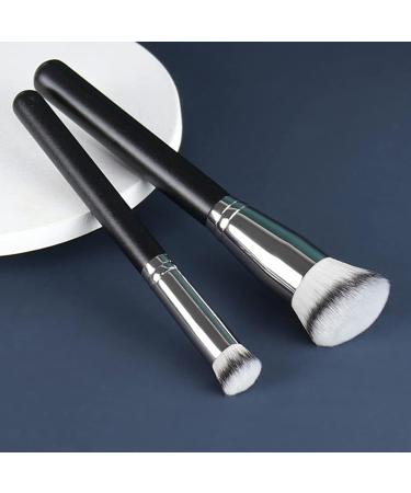 Tainrunse Contour Brushes Oblique Round End Concealer Brushes Trace-less Beauty Accessory 2Pcs 2pcs - Buy Online on GoSupps.com