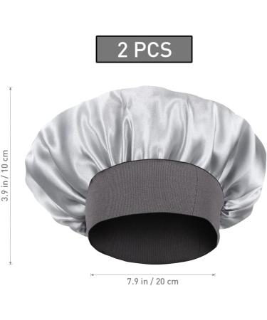 2 Pack Satin Bonnet Sleep Cap for Women - Night Sleep Caps for Comfortable Hair Care | Ideal Sleeping Headwear - Buy Online on GoSupps.com