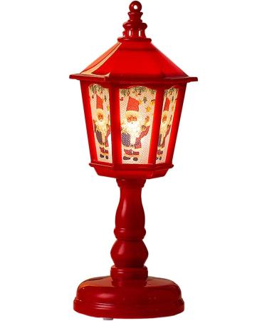 lxuebaix Christmas Wind LED Electronic Candle Light Smokeless Desktop Lamp for Home Garden Yard Decoration New Year Gift Red - Buy Online on GoSupps.com