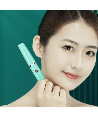 Buy Electric Eyebrow Trimmer | Portable Hair Removal for Women | 1 Pc Green Facial Razor for Upper Lip & Chin Hair - Buy Online on GoSupps.com