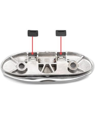 YUSOVE 4-1/2 Flip-up Dock Cleat - Marine Grade 316 Stainless Steel - Set of 4 Cleats with Back Plate and Fastener Pack - Buy Online on GoSupps.com