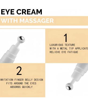 Snail Peptide Energetic Eye Roll-On Hydrating Snail Peptide Eye Cream Firming Eye Cream Hydrating Snail Eye Cream Under Eye Roller cream Eye Cream for Dark Circles and Puffy Eyes Eye Cream Anti-aging - Buy Online on GoSupps.com