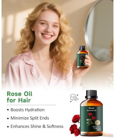 Pure Gardenia & Rose Essential Oil Set Natural Floral Oil Duo for Diffusion Skin Hair Care Perfume Candle Making Laundry & Romantic Atmosphere 2 x 3.38 Fl Oz - Buy Online on GoSupps.com