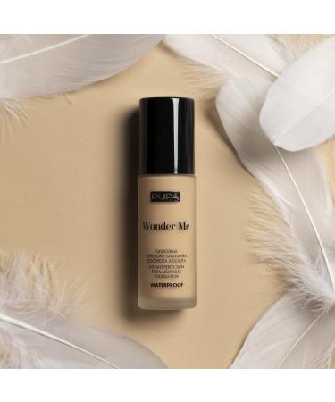 Pupa Foundation Waterproof Fluid Wonder Me (030 Medium Beige Neutral) Instant Perfection Foundation with Absolute Lightness Long Life Water and Moisture Resistant 30 ml Format - Buy Online on GoSupps.com