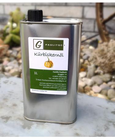 100% Pure Styrian Pumpkin Seed Oil - Fresh from Southern Styria Farm | 1000ml High Quality - Buy Online on GoSupps.com