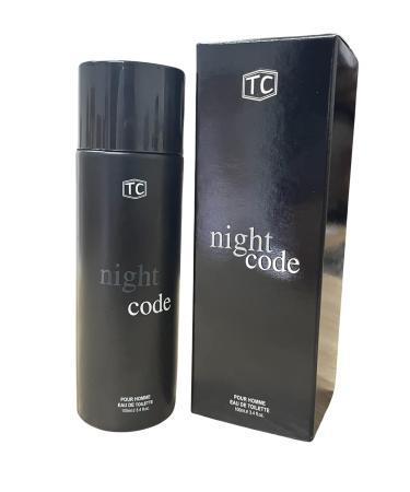 Night Code Cologne for Men (Inspired by Armani Code) 3.4oz/100ml Natural Spray Long Lasting - Buy Online on GoSupps.com