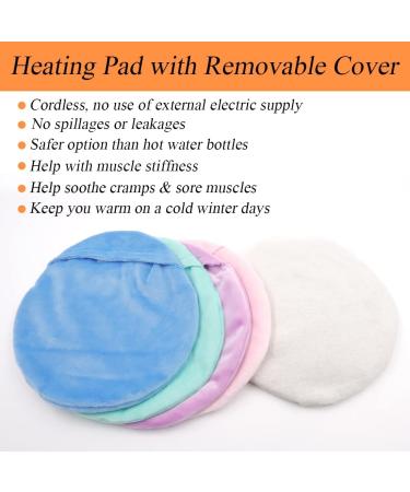 Heating Pad Microwaveable Natural Moist Heat Pack, Round-Blue - Buy Online on GoSupps.com