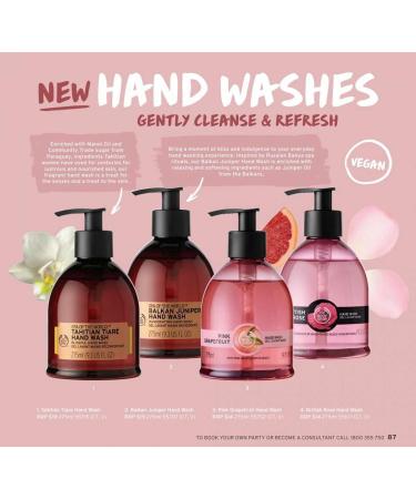 The Body Shop Pink Grapefruit Hand Wash 9.3 Fl Oz - Pack of 1 - Buy Online on GoSupps.com