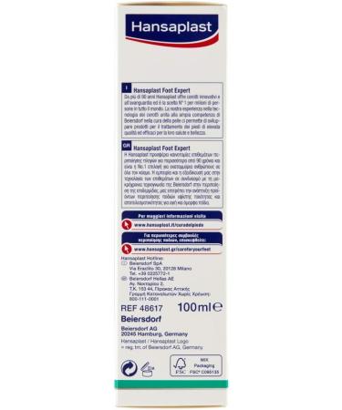 Hansaplast Foot Expert Moisturising Cream - Smooth Velvety Feet | Pack of 3 x 100 ml - International Shipping Available - Buy Online on GoSupps.com