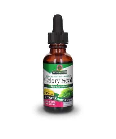 Nature's Answer Celery Seed with Organic Alcohol, 1-Fluid Ounce | Packed with Antioxidants | Promotes Joint Function | Maintains Urinary Tract Health