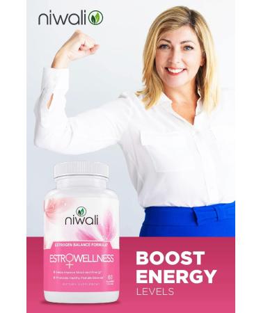 NIWALI Estrogen Capsules for Women - Hormone Balance & Menopause Support | 60 Non-GMO Veggie Capsules - Buy Online on GoSupps.com