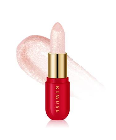 KIMUSE pH Lip Balm Ph Lipstick Color Changing Glimmer Balm Long-Lasting Hydrate & Plump Color Changing Lip Balm Rainbow Glimmer