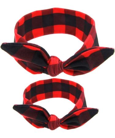 SoulQ 6 Sets Mommy and Me Matching Headbands Hair Accessories - Bow Knot Turban Style Head wrap Set for Baby and Mom - Buy Online on GoSupps.com