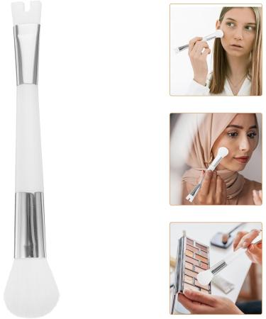 FOMIYES Nose Contour Brush U Shaped Makeup Brush Highlighter Applicator Double Head Loose Powder Brush Blush Brush Eyeshadow Brush Cosmetics Tool - Buy Online on GoSupps.com