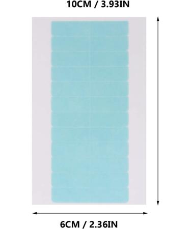 Lurrose Wig Tape 10 Sheets Seamless Hair Extension Film Glue Reissue Block Double Sided Toupee Tape - Buy Online on GoSupps.com