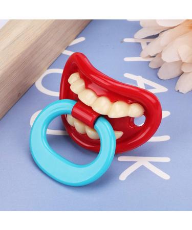 Cute Baby Pacifier Dummy - Funny Silicone Design | Safe Soft Silicone Pacifier (1 Pull Tab) - Buy Internationally - Buy Online on GoSupps.com