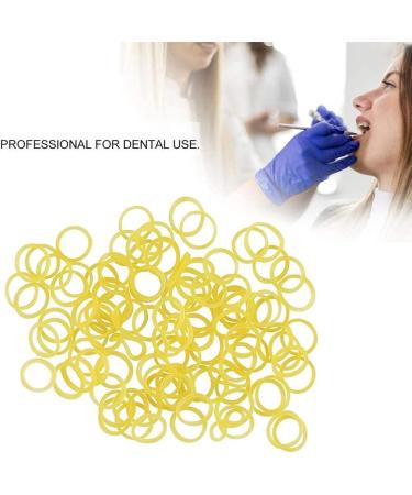Buy 300 Professional Elastic Teeth Rubber Bands | Orthodontic Accessories for Braces | 3/8 (9.35mm) - Best Quality Tools for Oral Orthodontics - Buy Online on GoSupps.com