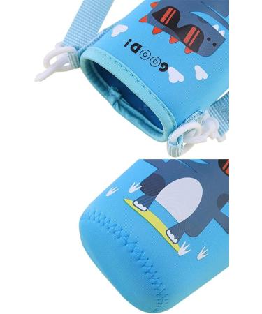 2Pack Children's Water Bottle Carrier - Insulated with Adjustable Straps - Blue + Purple - Buy Online on GoSupps.com
