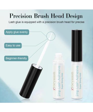 Obeyalash Clear Eyelash Glue 5ml - Strong False Lash Adhesive - Buy Online on GoSupps.com