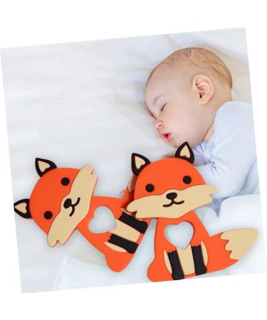 Hohopeti Silicone Baby Teether - Infant Teething Toy with Cartoon Design | Food Grade Chew Toy for Babies - Buy Online on GoSupps.com