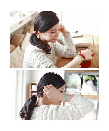 30 Pack Fashion Braided Hair Ties - Super Stretch Elastic Hair Bands for Women, Ponytail Holder Hair Accessories - Buy Online on GoSupps.com