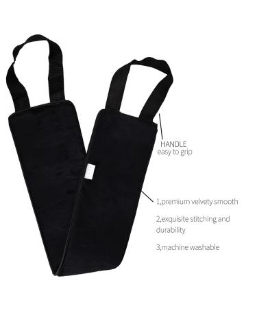 Self Tanning Mitt Applicator Set - Whole Body with Back Strap Super Soft Cloth & Waterproof Film for Perfect Tan - Buy Online on GoSupps.com