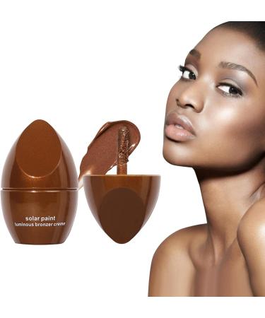 Liquid Bronzer Kit | Four Shades Face Highlighting Shade Pencil - Waterproof Longwear Bronzer Makeup Face Body Glow Liquid Highlighter Brighten Concealer for Women Girls 03# Bronze With Pearlescent  - Buy Online on GoSupps.com