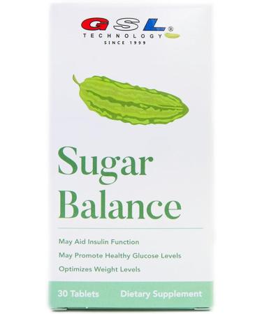 GSL Technology Original Sugar Balance 1000mg Bitter Melon Extract Made in USA (30 Count) - Buy Online on GoSupps.com