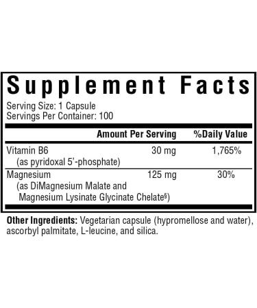 Seeking Health Magnesium Plus With Vitamin B6 - 100 Vegetarian Capsules - Buy Online on GoSupps.com