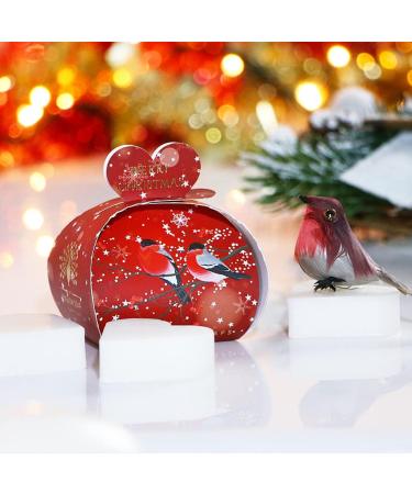 The English Soap Company Luxury Festive Heart Shaped Guest Soaps Merry Christmas 3x20g - Buy Online on GoSupps.com