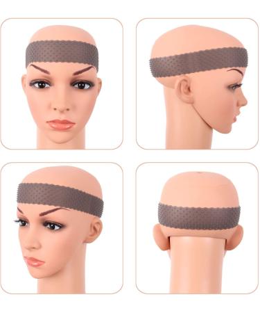 MapofBeauty Non Slip Silicone wig Grip Band Headband Hold Wig Sports Yoga (Black) - Buy Online on GoSupps.com