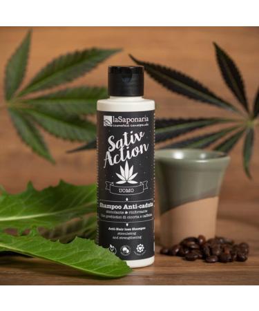 La Saponaria Sativ Action shampoo anti hairloss men bio 150ml - Buy Online on GoSupps.com