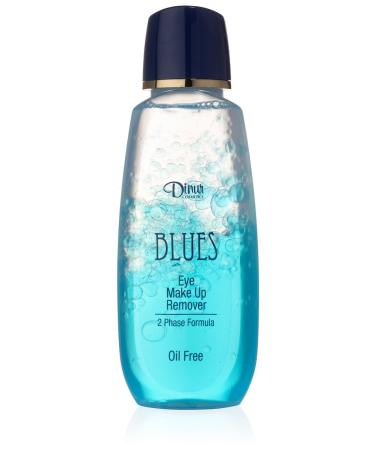 BLUES Eye Make Up Remover Oil Free Gentle Remover for Regular & Waterproof Makeup Rich with Chamomile Vitamin E Feels Fresh Clean and Relaxing 5.7 fl. oz. 170 ml.