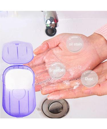 Na 8 Packs of Portable Soap Paper - Ideal for Travel Camping Hiking & Outdoor Activities - Buy Online on GoSupps.com