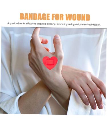 Buy Sosoport Heart Stickers - 90 Sheets Waterproof Hemostatic Patches for Bandaging | Bulk Red Stickers | 3.8x3.2cm | Fast International Shipping - Buy Online on GoSupps.com