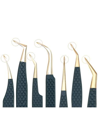 Volume Eyelash Tweezers Professional Stainless Steel Eyebrow Tweezers Clip Single Accessory