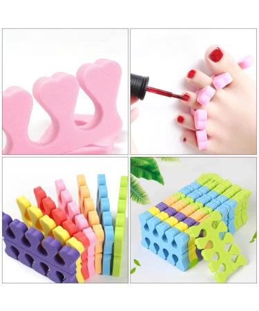 100 Pairs FOMIYES Soft Silicone Toe Separators & Foam Stretchers for Toe Spacing - Buy Online on GoSupps.com